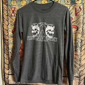 Assholes Live Forever Gray Long Sleeve